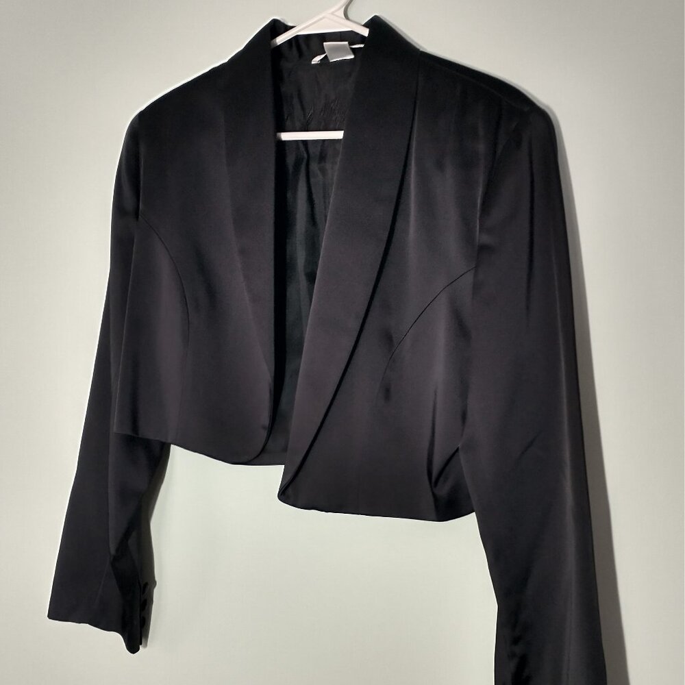 NWT Peter Nygard Satin Bolero Jacket Size S
